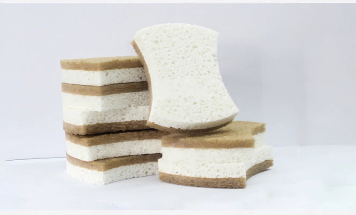 Eco-Friendly Biodegradable Cellulose Scrubber Dishwashing Cleaning Sponge Sponge
